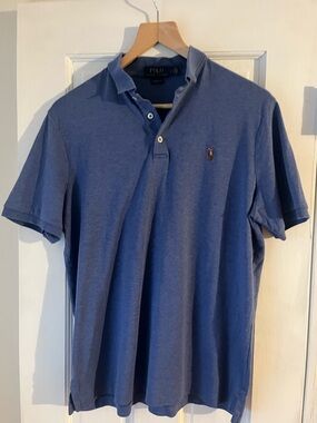Polo by Ralph Lauren Blue Short-Sleeve Classic Polo Shirt sz M